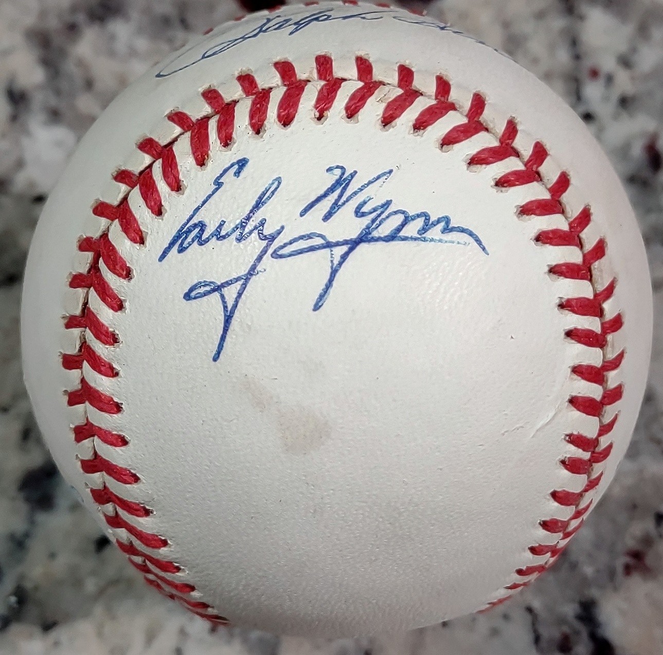 Ralph Kiner Bob Feller Early Wynn Signed American League Baseball ROALB JSA COA