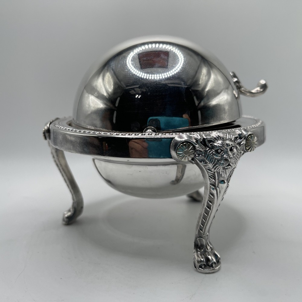 GUILDCRAFT SILVERSMITHS Rolltop Caviar Dish (Silverplate)