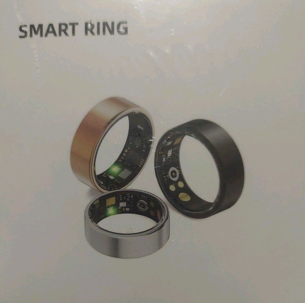 Smart Ring Size 12 Silver Charging Cable Case User Guide NEW SEALED BOX