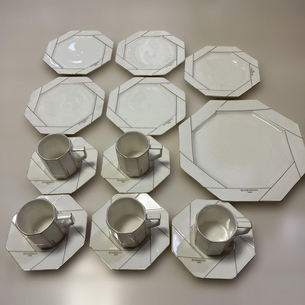 Givenchy Cup Saucer Plate 5 Set / Platter