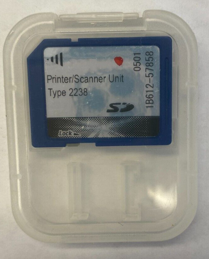 RICOH PRINTER/ SCANNER UNIT TYPE 2238 SD CARD