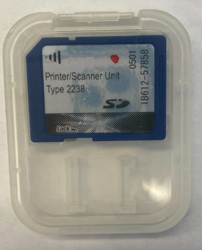 RICOH PRINTER/ SCANNER UNIT TYPE 2238 SD CARD