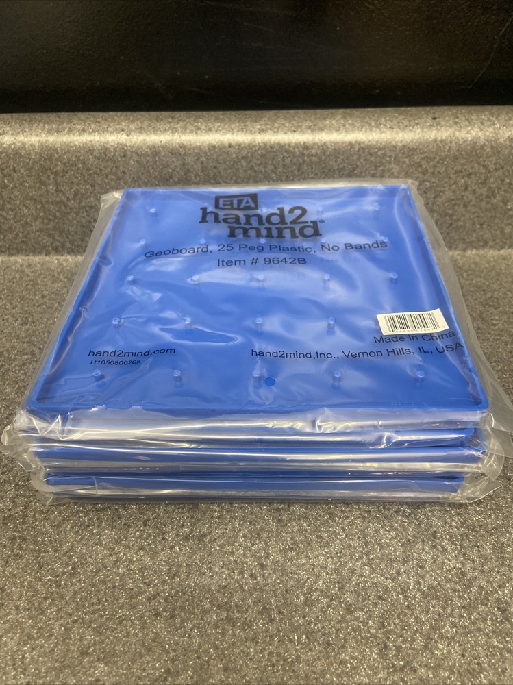 (8) NEW Hand2Mind Geoboards: Single-Sided, Math, Homeschool