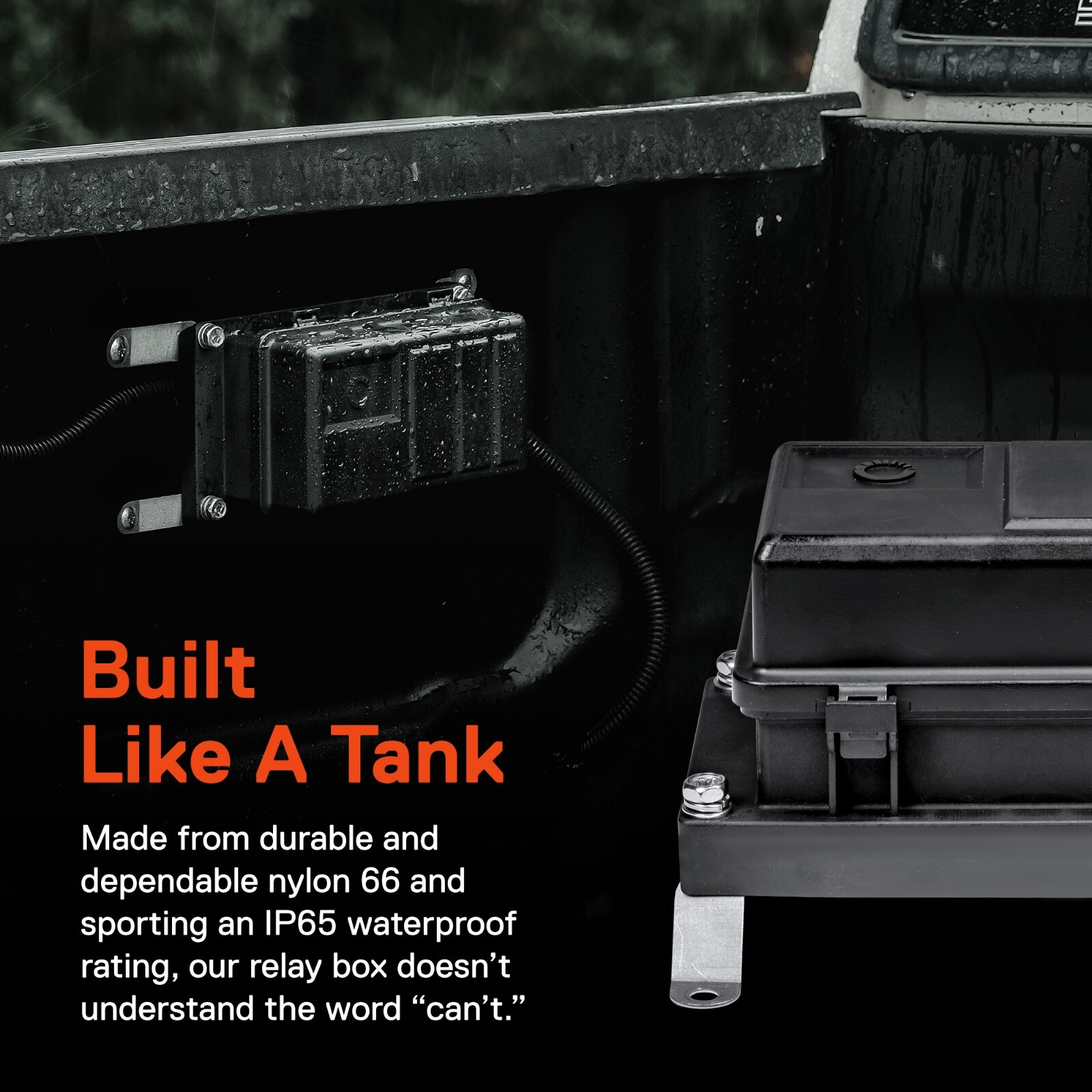 Universal 12V Waterproof Automotive 6 ATO Fuse Relay Box Block w/ Harness Marine