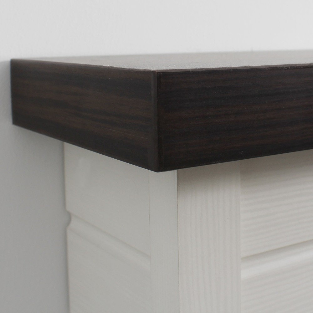 1400W Electric Fireplace Insert with Mantel, Remote & Timer