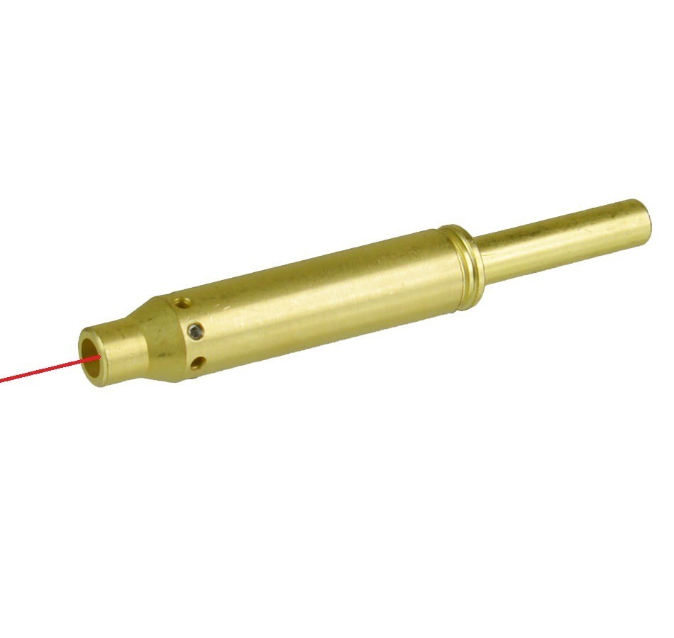 .22LR .22 Caliber Laser Bore Sighter Precision Muzzle Fit Solid Brass, USA Stock