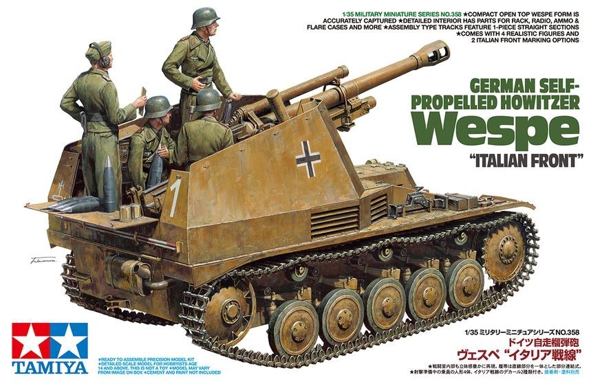 Tamiya - 1/35 German Self-Propelled Howitzer Plastic Model Kit