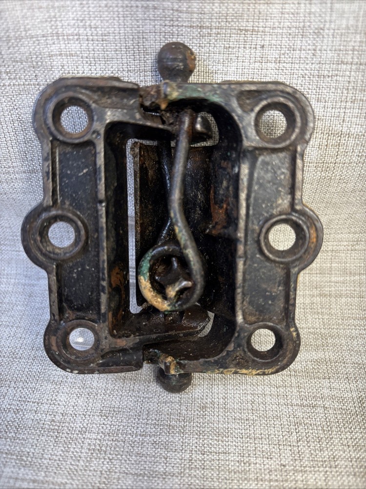 Antique Victorian Iron Spring Hinge