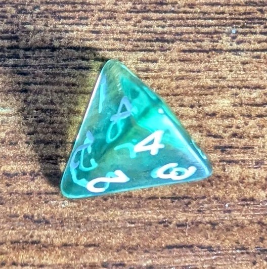 Green Poly D&D Dice Set