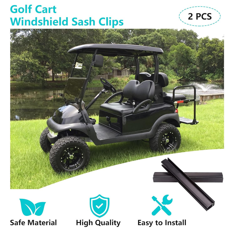 Golf Cart Windshield Retaining Clips Made by Durable Material and Installed Easi