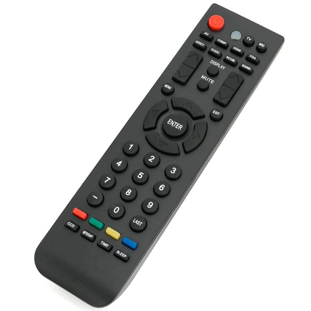 Replace Remote Control Applicable for Emerson TV Flat Pannel Television Black