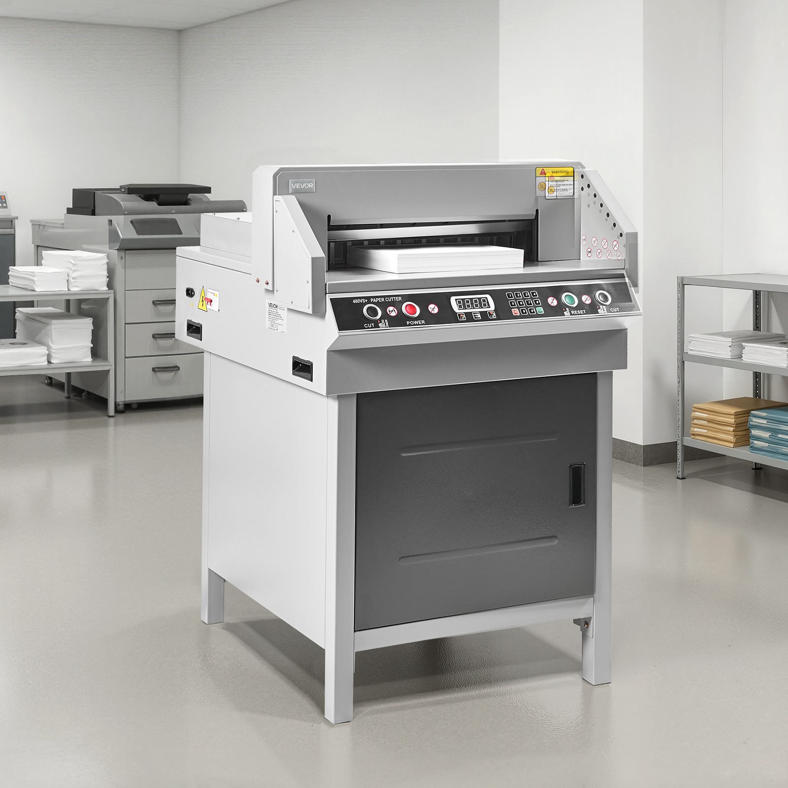 VEVOR Electric Paper Cutter 18.9 in Cutting Width 1.97 in Cutting Thickness