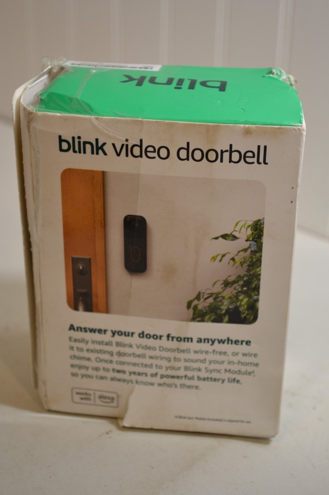 Blink Smart Video Doorbell Camera System Wireless Battery Operated W Sync Module