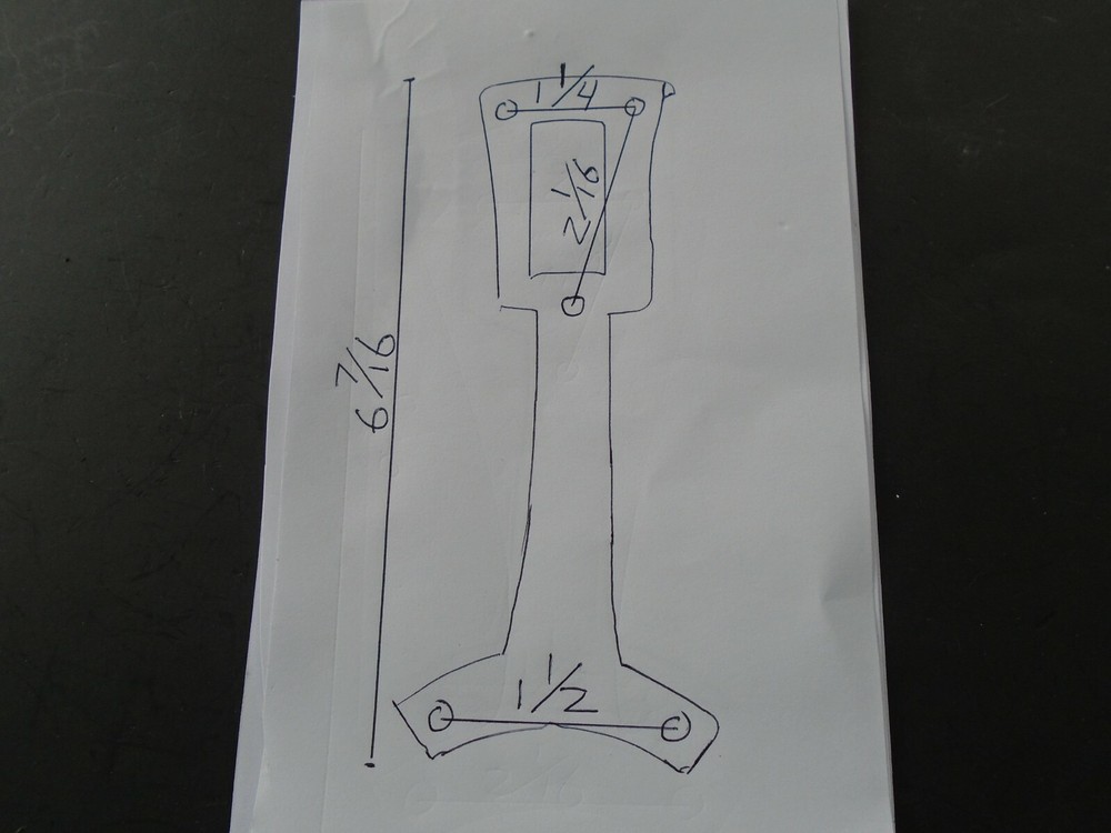 HAMPTON BAY SINCLAIR TARNISHED BRONZE CEILING FAN REPLACEMENT ARM/BLADE/BRACKET