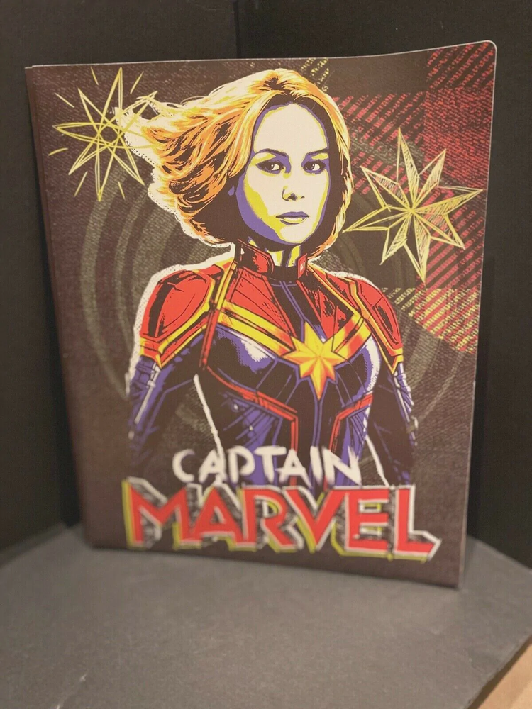 2 Marvel Captain Marvel 3 Prog Poly Folders NEW