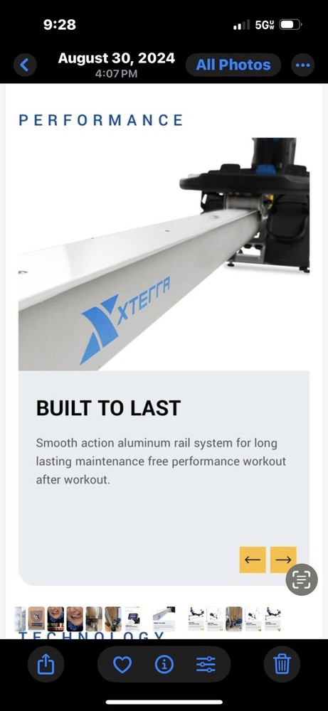 rowing machine Xterra Erg700