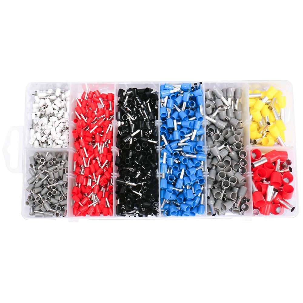 1200PCS Wire End Ferrules Terminal Or Ferrule Crimping Tool Crimp Connector Kit