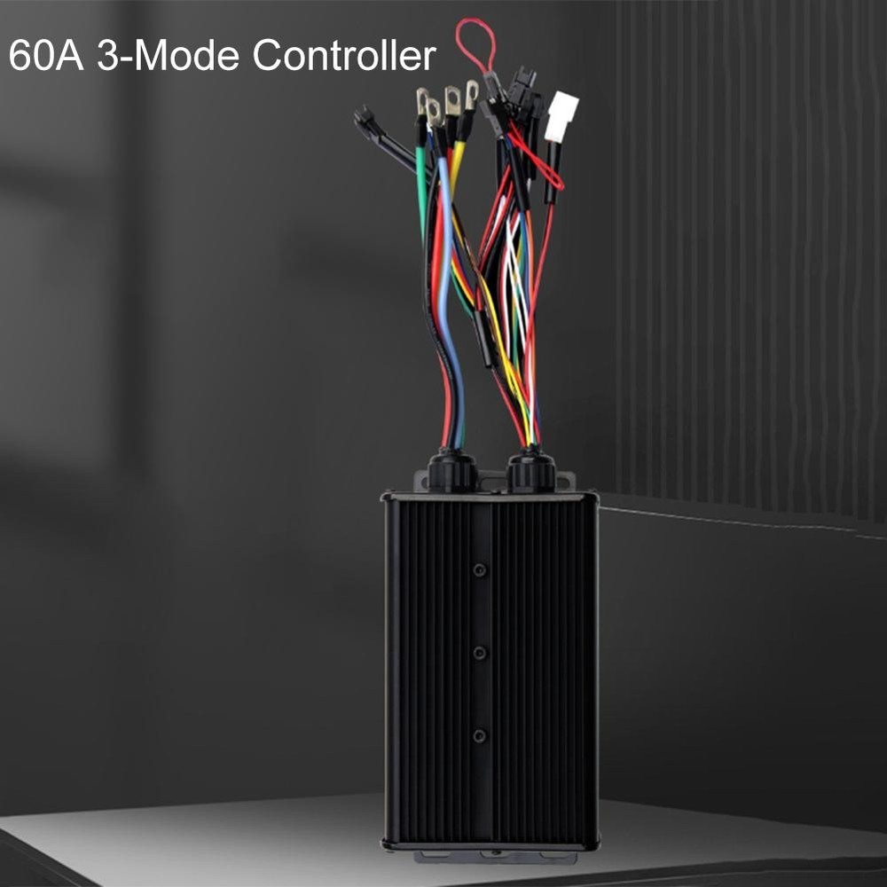 60A For Brushless Motor Controller for Ebike 48V 72V Intelligent 3 Mode System