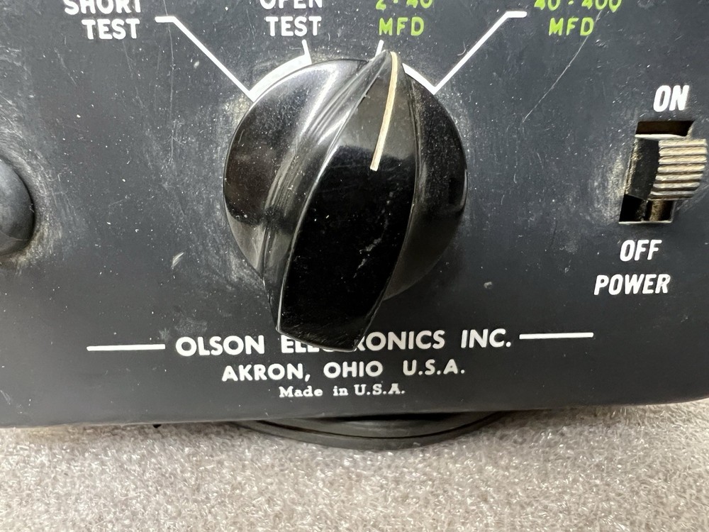 VTG Olsen Capacitor Tester In Circuit Model KB-147 Untested
