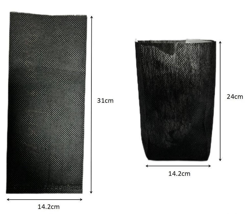 25-Pack Biodegradable Nursery Bags (Gallon)