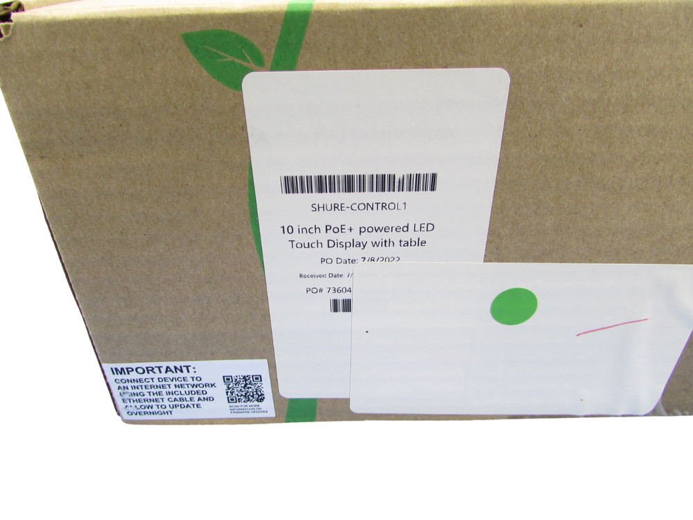 New Shure CONTROL-1 Stem Audio Touch Controller for Conferencing Ecosystem