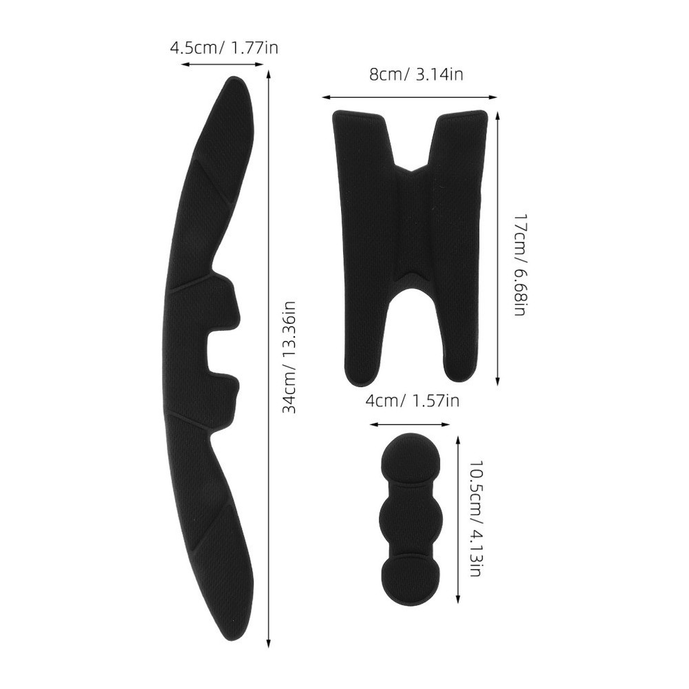 2 Sets Hat Pads Sweat Liner Cycling Sponge Breathable Padding