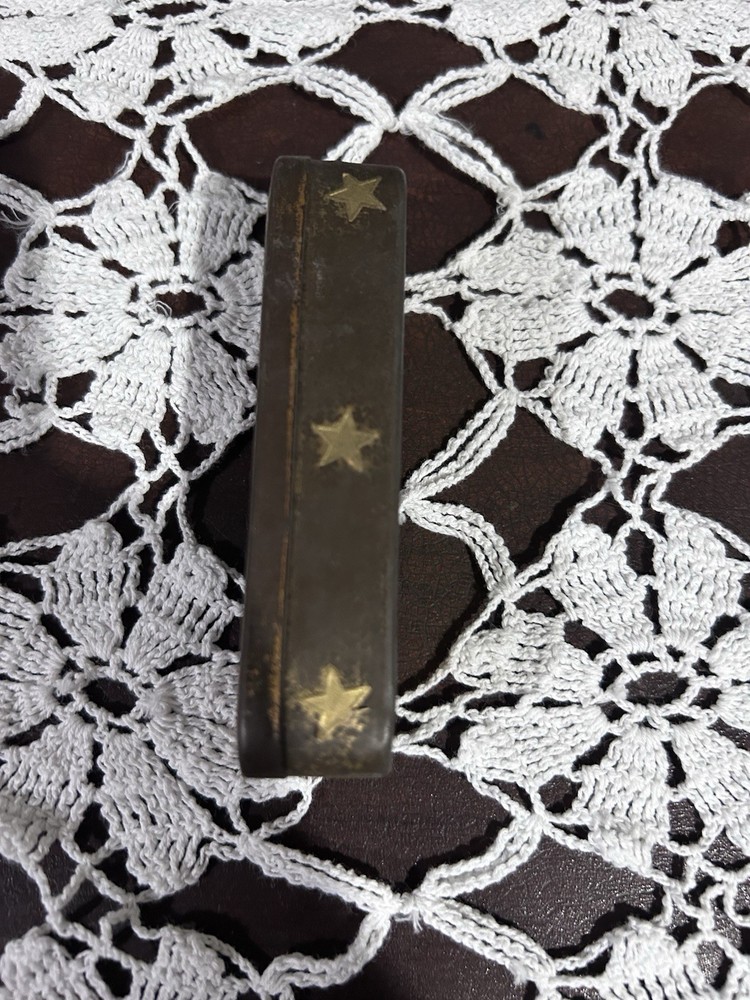 1925 "The Violin King" Tin Harmonica Case - Made In Germany *