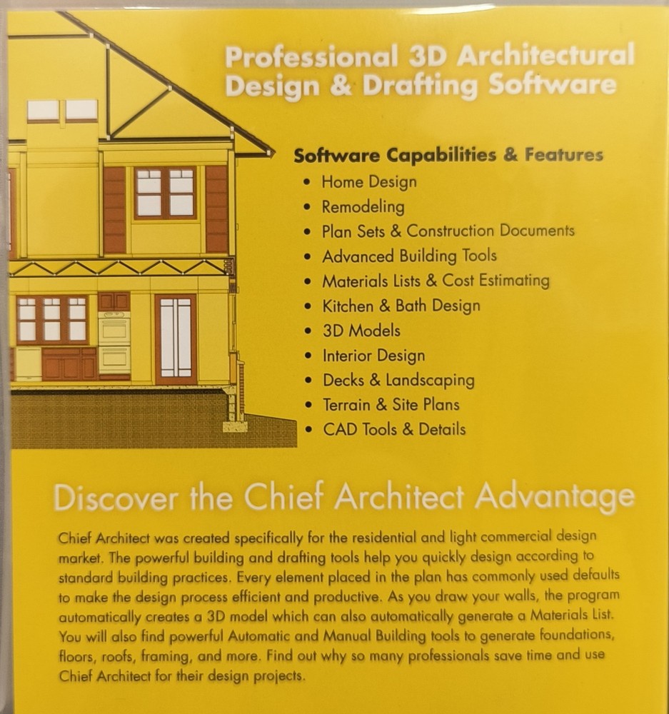 Chief Architect Lite Version X1 Software