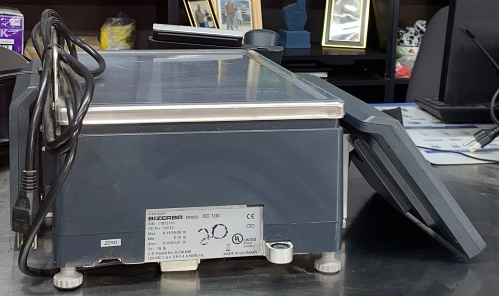 The Bizerba XC 100 Counter Scale with 3-in-1 Printer