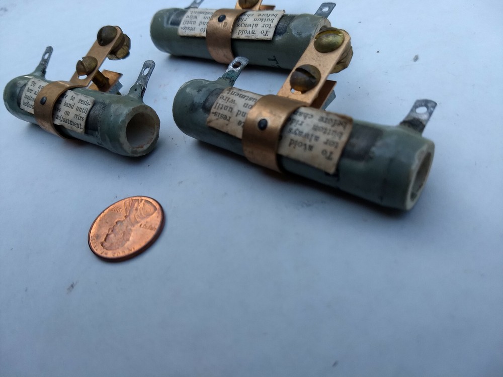 4 Power 700 ohm Adjustable 25 watt resistors Ward Lenard