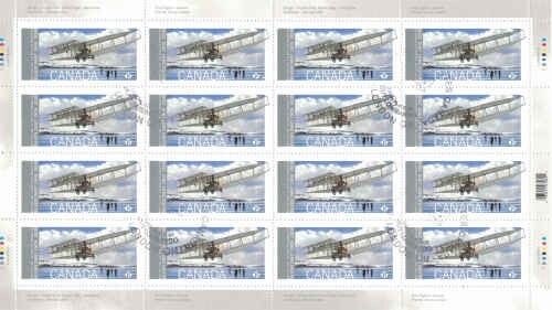 Canada 2009 First Flight Sheet, #2317 Used