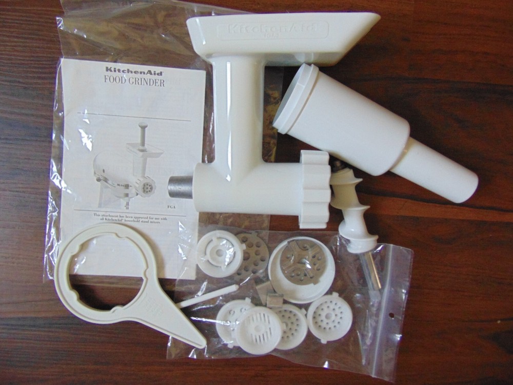 KITCHENAID FOOD GRINDER ATTACHEMENTS MINT