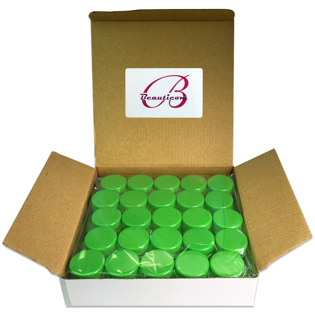 50 Pieces 3 Gram/3ML Plastic Makeup Cosmetic Lotion Cream Sample Jar Containers