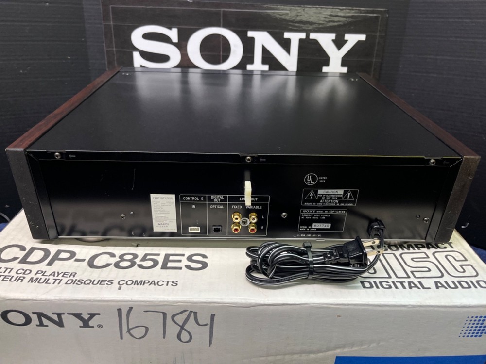 _- SERVICED & GUARANTEED! -_ Sony 5 Disc CDP-C85ES Compact Disc ES CD Changer
