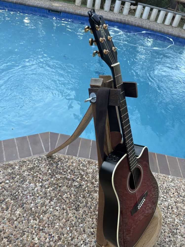 Wine Stave Guitar Stand #36