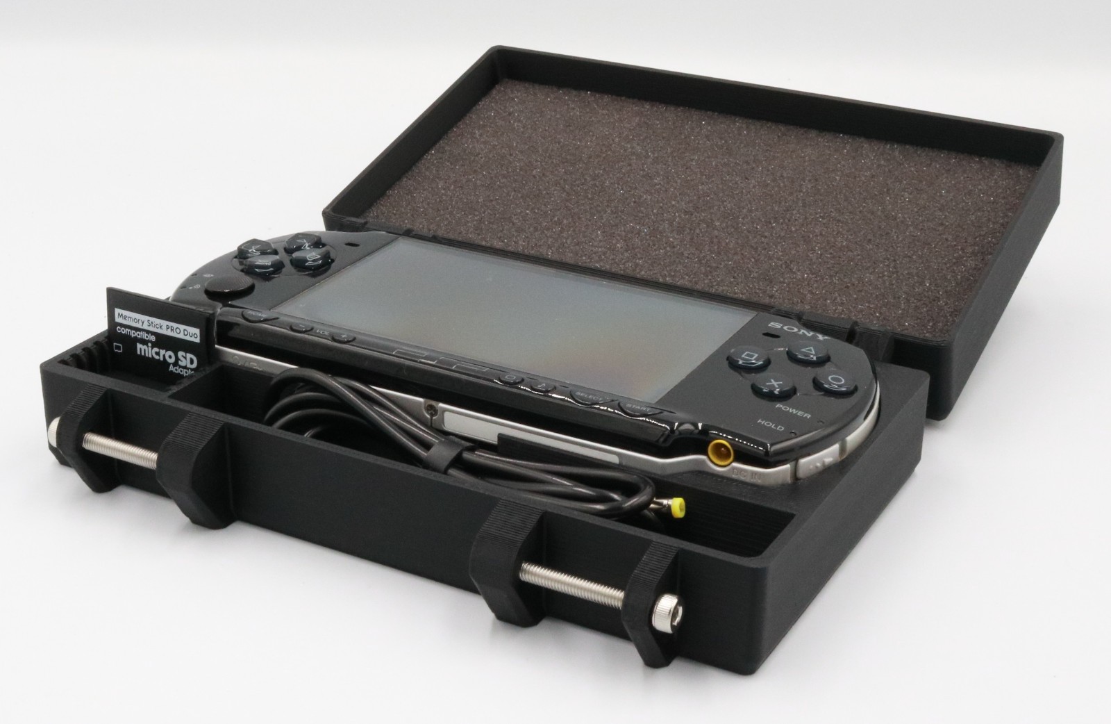 PSP 2000 & 3000 Compatible Protective Carrying Case - Holds 6 + 1 Games