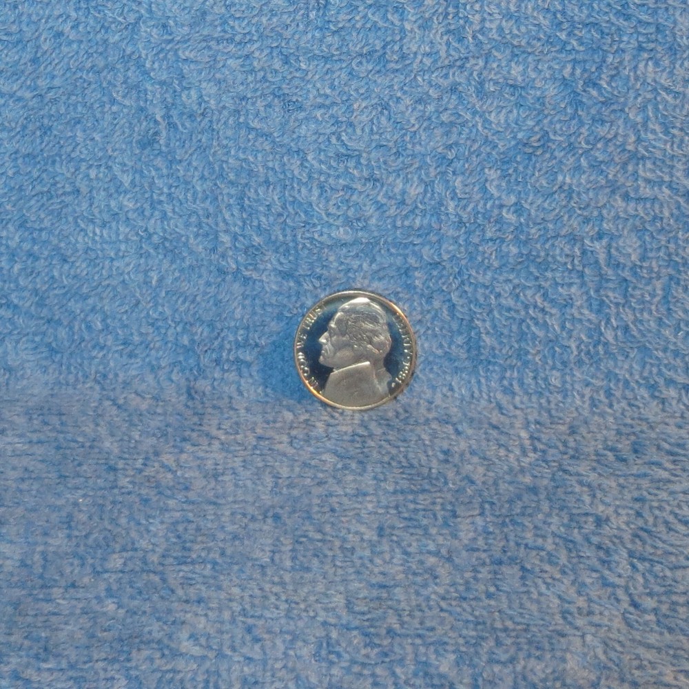 1981-S Type 2-flat "S" Proof Jefferson nickel.