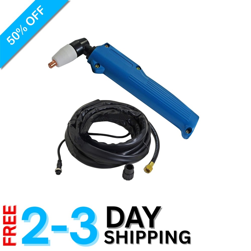 Versatile 16ft Gas-Powered PT-31 Plasma Cutter Torch for Precision Cutting Needs
