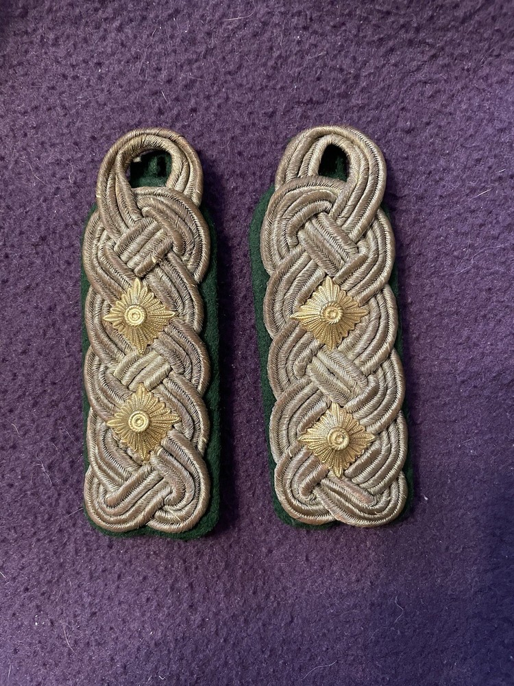 WW2 Original German Forestry Colonel Shoulder Board