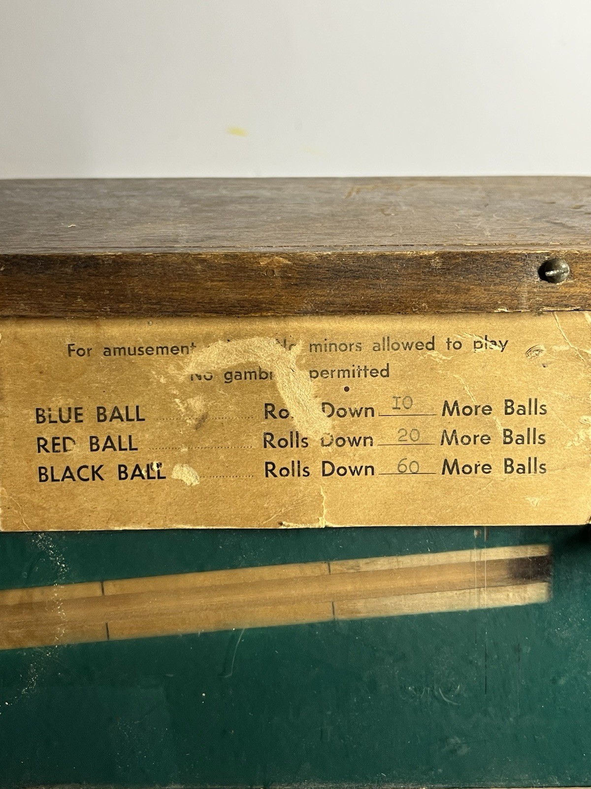 Wooden Small Countertop Trade Simulator. Handmade? Very rare very cool.