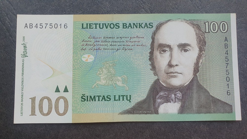 LITHUANIA  100 litu 2000,  P-62,  UNC