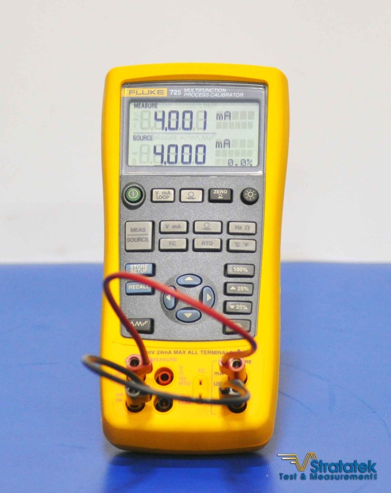 Fluke 725 Multifunction Process Calibrator - NIST Calibrated with Data