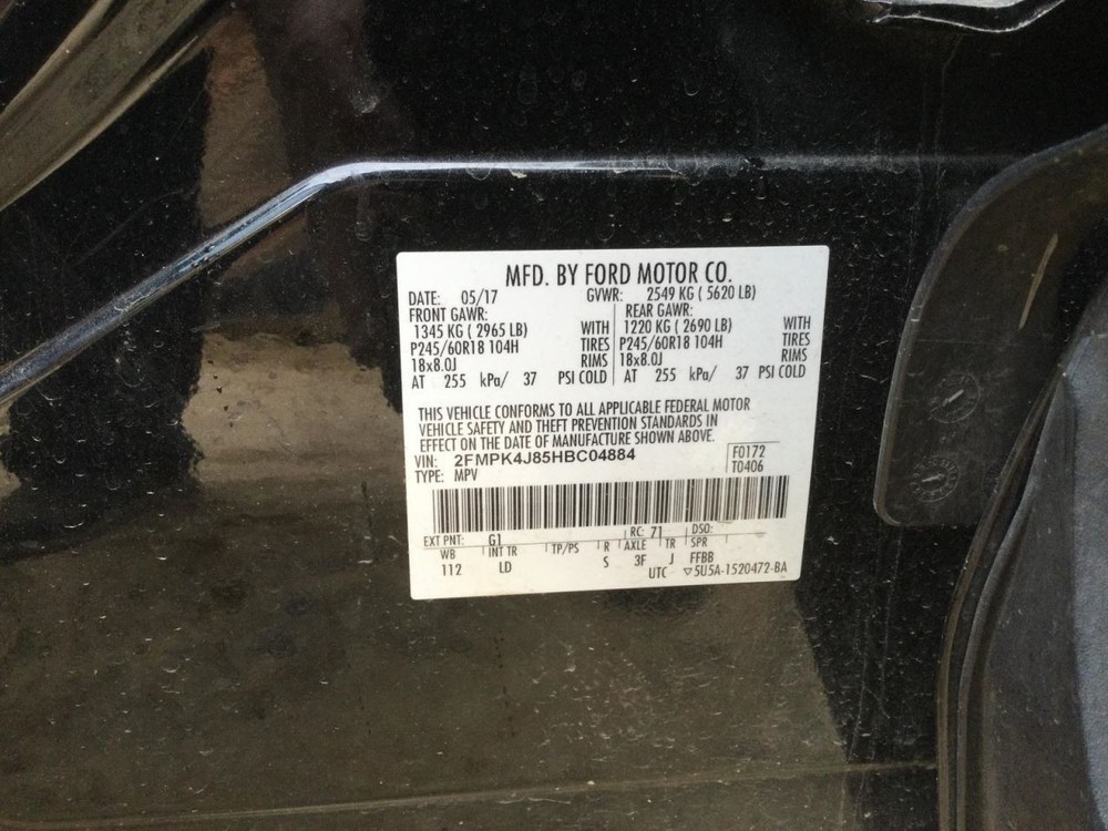 Console Front Floor SEL Fits 15-24 EDGE 4985536