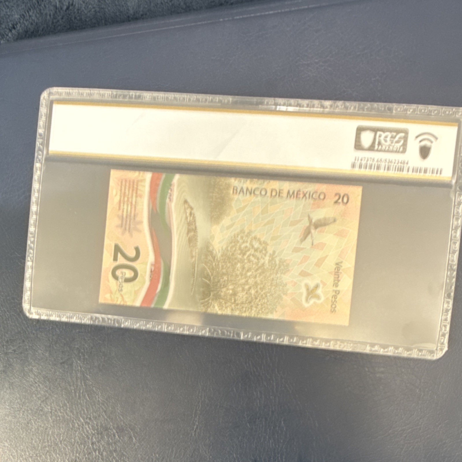 Mexico 2021 20 Pesos Commemorative Banknote Bicentennial PCGS 65 PPQ