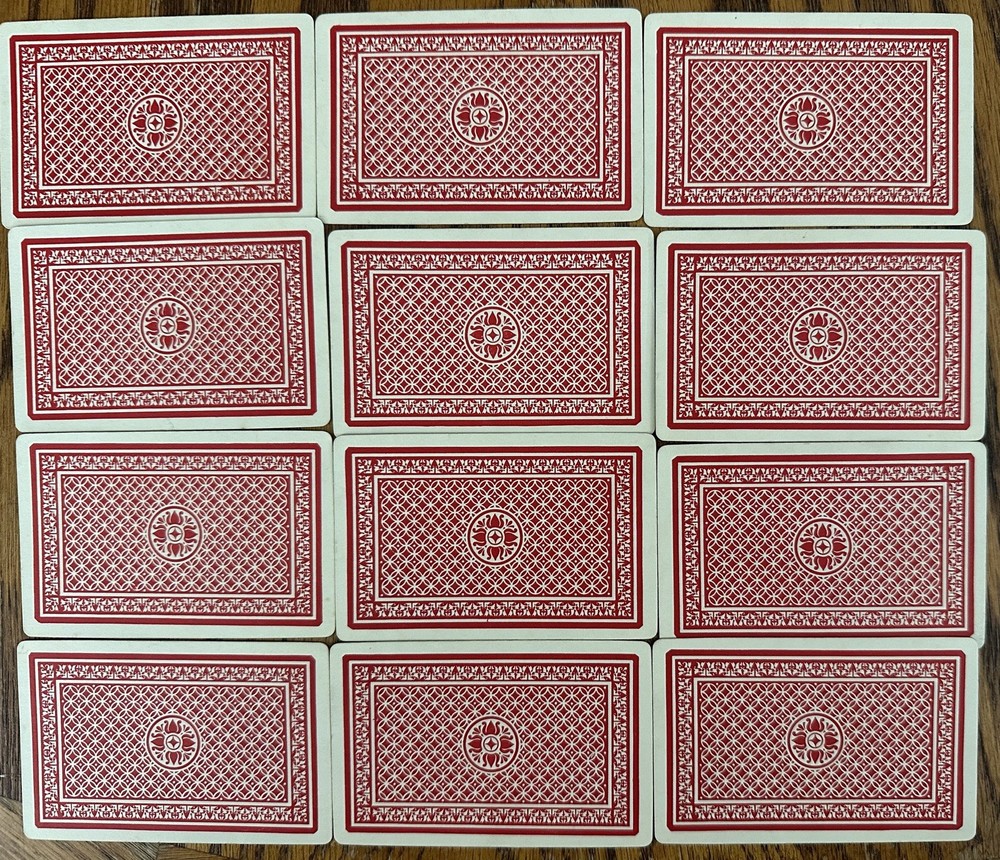 12- Warplane Playing Cards