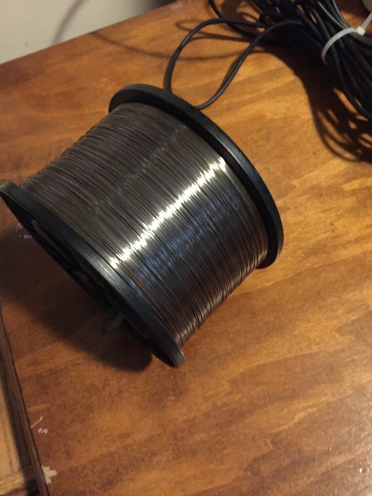 Round Tinned Stitcher Wire 25 Gauge (2) 5Lb Spools