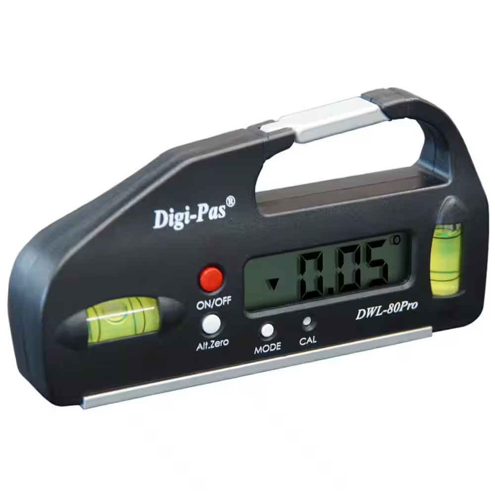 4 In. Pocket Size Digital Level with Electronic Angle Gauge Protractor Angle Fin