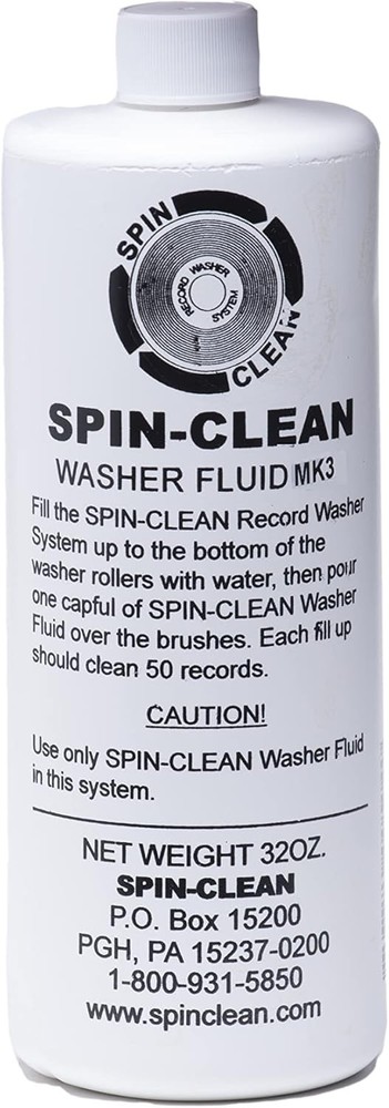 Spin-Clean Record Washer Fluid 32oz. | Alcohol-Free Record Cleaner Solution |...