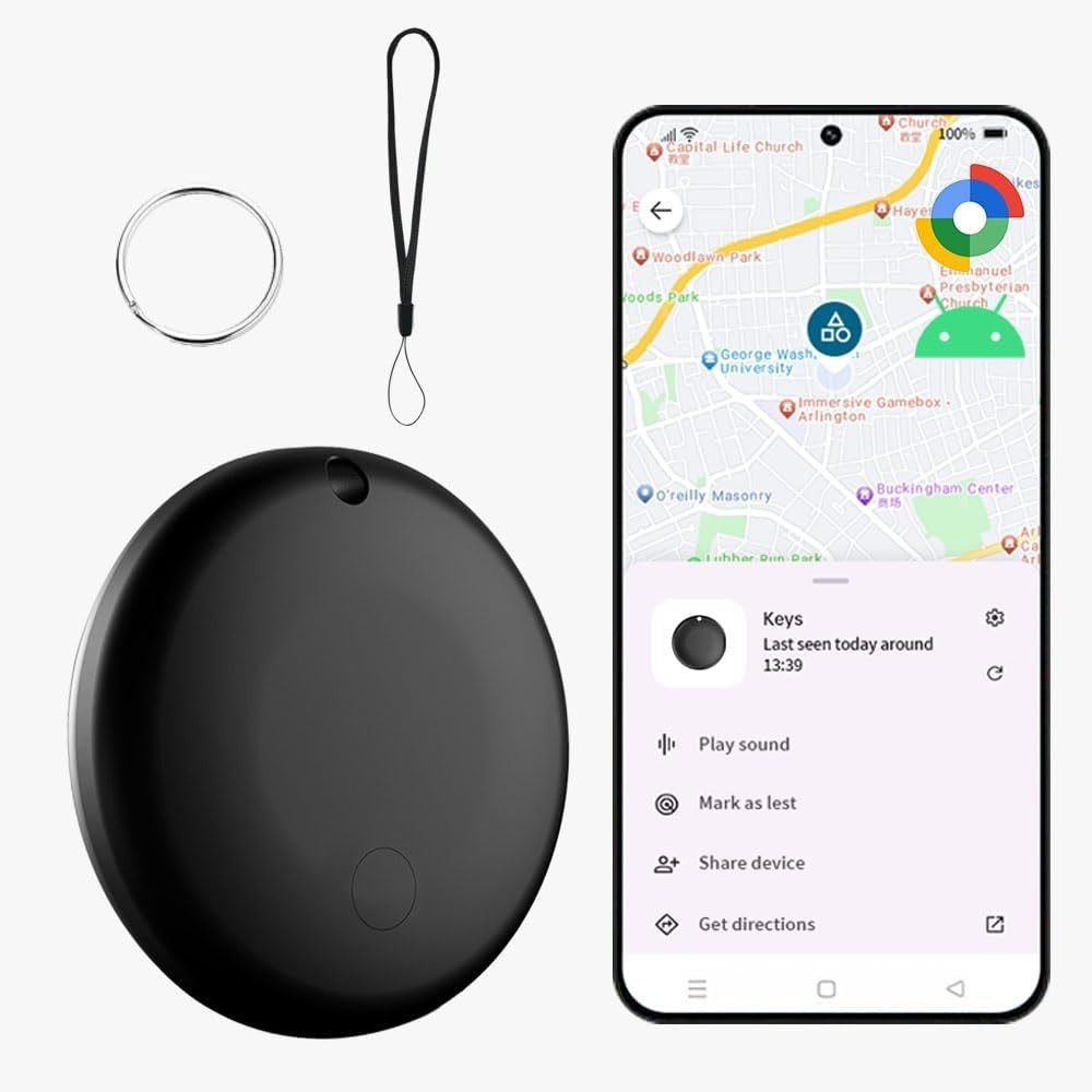 Compact Bluetooth Tracker for Luggage and Keys Long Battery Life Waterproof