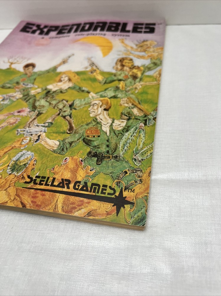 EXPENDABLES A Complete Role-playing System Stellar Games 1987